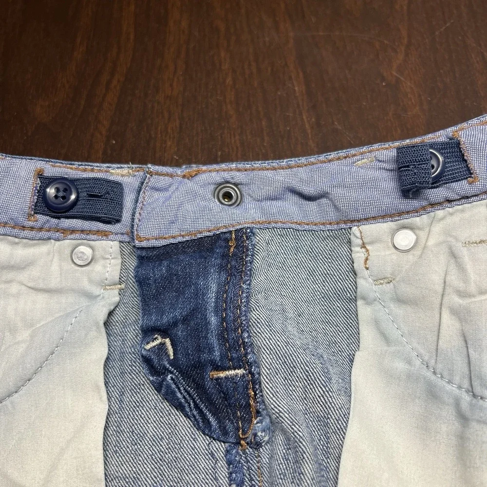 Gap Kids 1969 Girls 6 Reg‎ Blue Denim Mini Skirt Adjustable Waist -Holiday 2010
